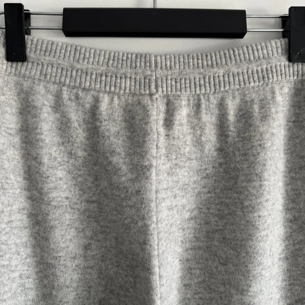 Qi Cashmere Women's Pants-Joggers Sequim sides in Gray, Size S - Picture 7 of 16